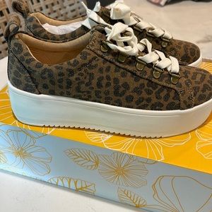 Yellowbox Hadlee Cheetah tennis shoes size 7